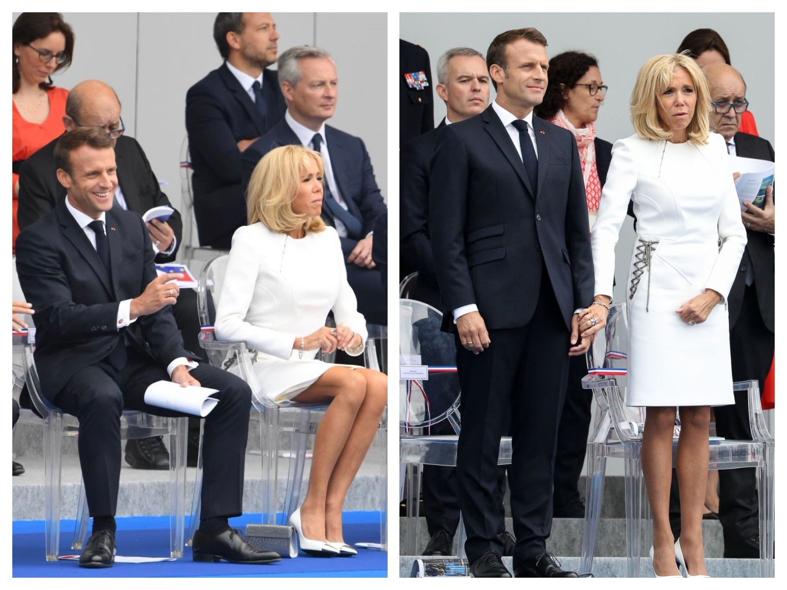 Brigitte et Emmanuel Macron ce moment de complicité repéré par les