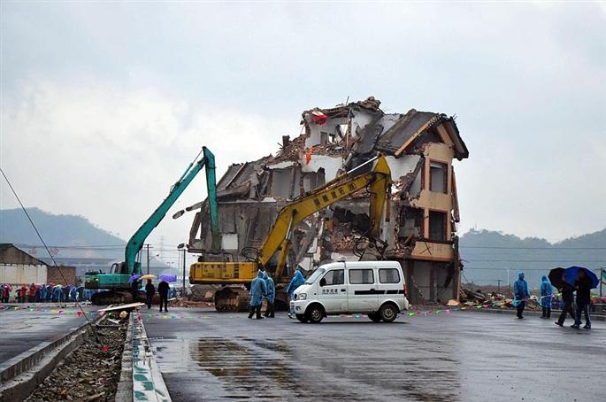 Chine : La maison de l'autoroute n'est plus qu'un souvenir