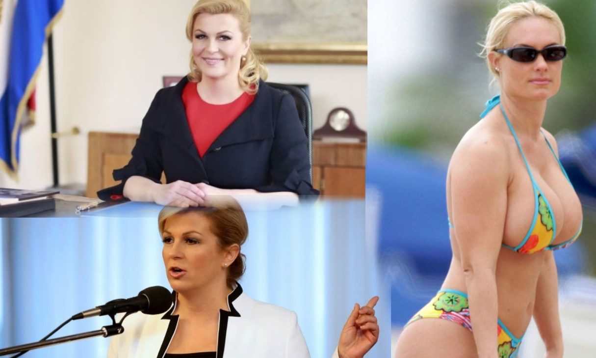 Kolinda Grabar Kitarović Non La Présidente Croate Ne Se Balade Pas En Mini Bikini 