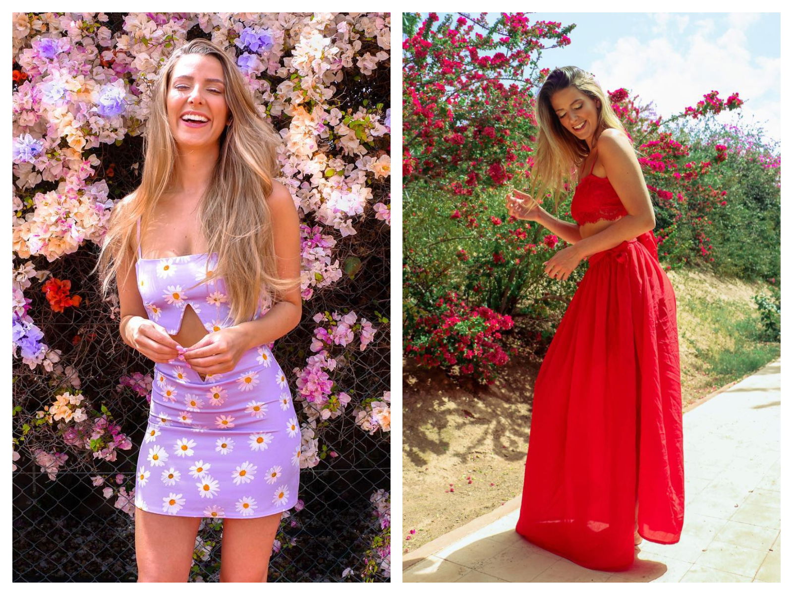 Emma Cakecup pose entièrement nue dans un champs