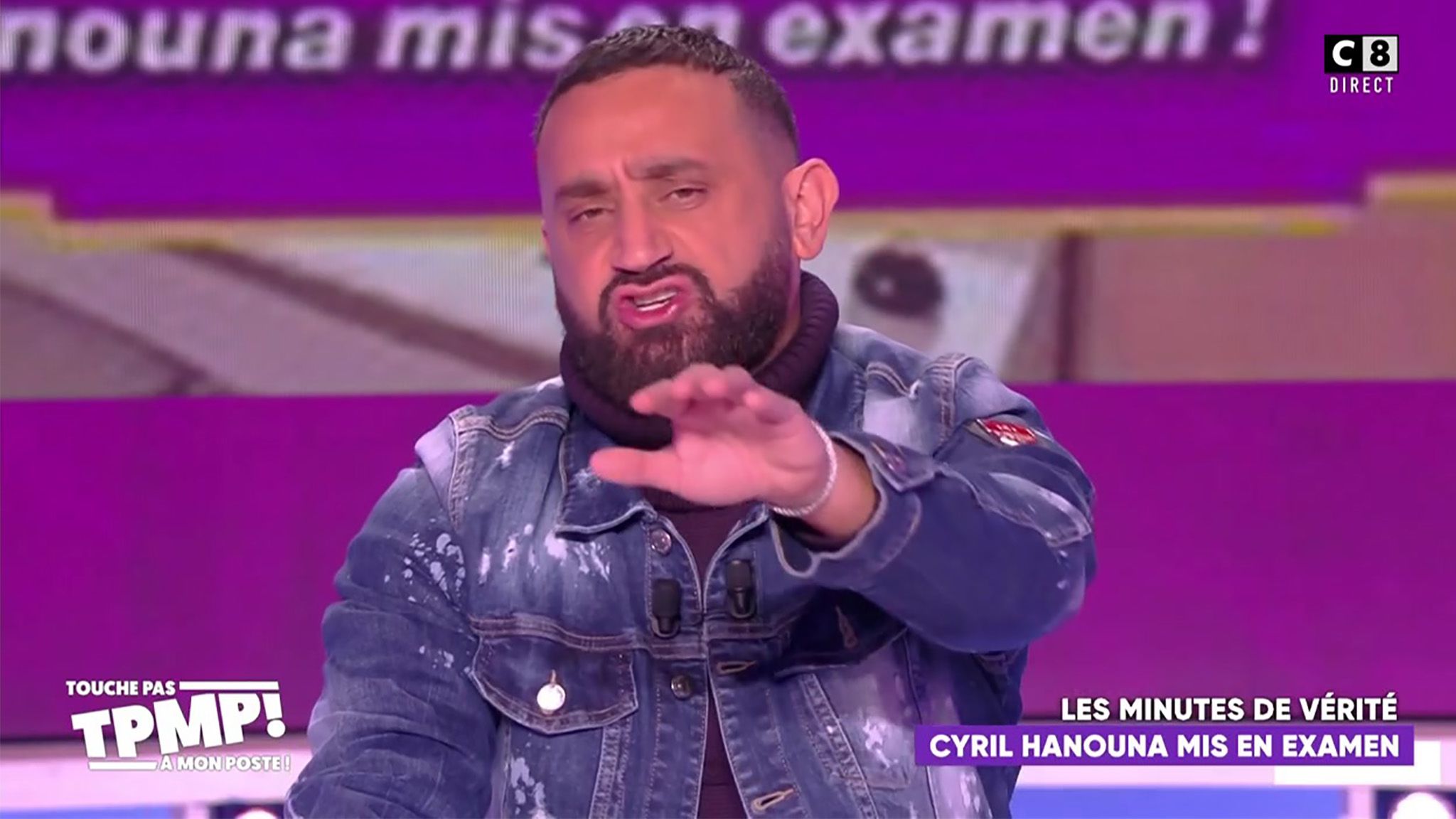 Veste cuir cyril discount hanouna