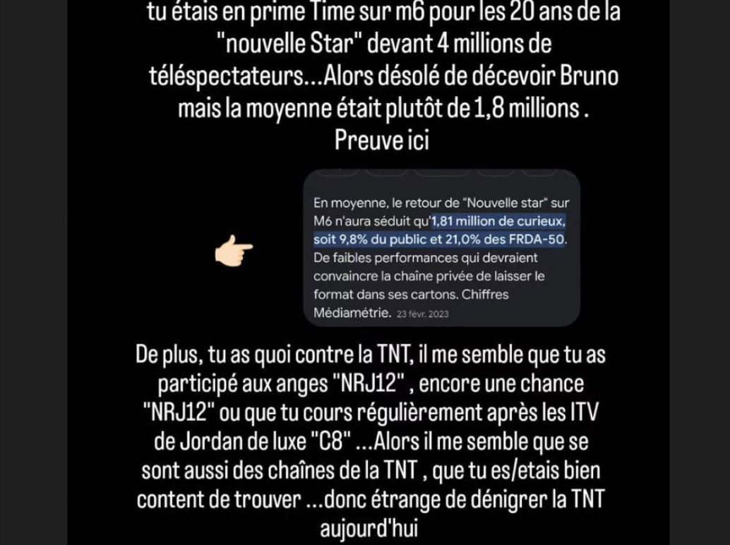 Bruno Moneroe tacle Amélie Neten : 