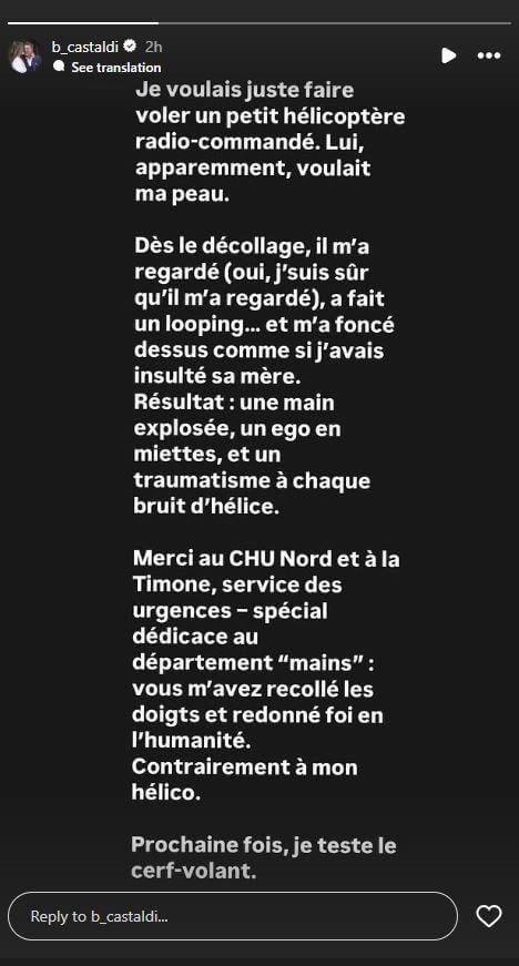 Benjamin Castaldi hospitalisé à Marseille après un gros incident, que s ...